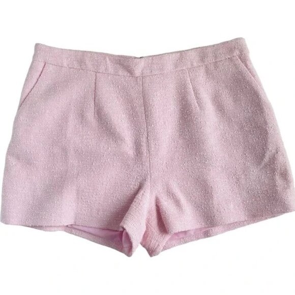 L’Agence Ashton Pink Tweed Shorts - Picture 11 of 11